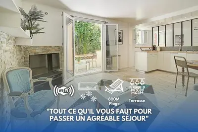 Plan de l'établissement Le Alex - 800m des plages - extérieur - Verrière Côte d'Azur