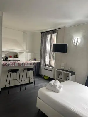 Un ou plusieurs lits dans un hébergement de l'établissement Studios des Congrès et Festivals