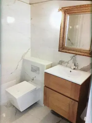 Salle de bains dans l'établissement Cannes Croisette Majestic Miramar