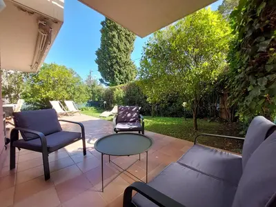 Jardin de l'établissement Plage la Salis 3 chambres, Jardin - 3 bedrooms