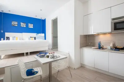 Cuisine ou kitchenette dans l'établissement O Carré Croisette Cannes
