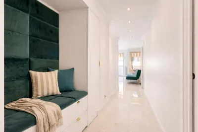 Coin salon dans l'établissement Luxury Maubourg - Vue mer - Croisette 50m plage - Clim - terrasse