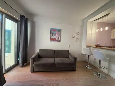 Coin salon dans l'établissement GOLFE PARADISE