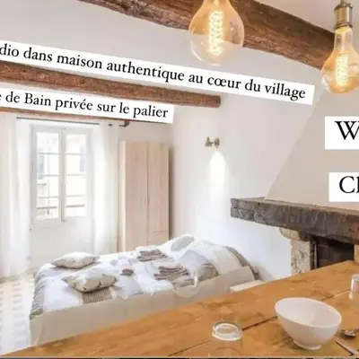 AUTHENTIQUE STUDIO au CŒUR du VILLAGE PROVENCAL