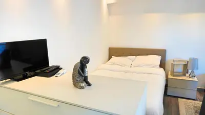 Télévision ou salle de divertissement dans l'établissement Appartement proche Croisette & Carlton By Palmazur