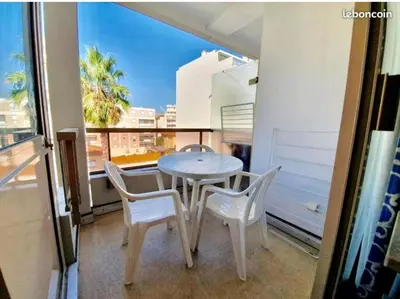 Balcon ou terrasse dans l'établissement Centre Juan Les Pins