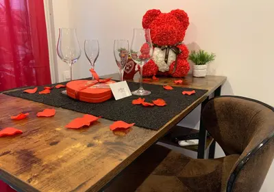 Plan de l'établissement Amour Azur Appartement pour 2 avec jacuzzi et terrasse à 2 minutes de la mer