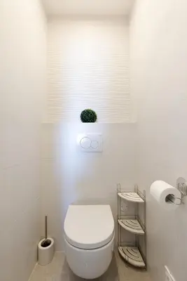 Salle de bains dans l'établissement Fettolina