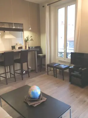 Coin salon dans l'établissement Lecerf apartment