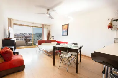 Coin salon dans l'établissement Quartier Vauban 2 bedroom apartment