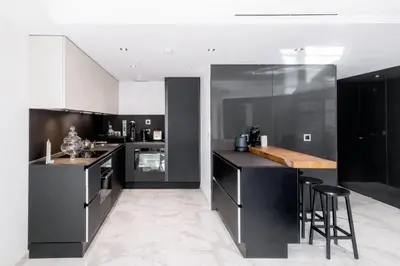 Cuisine ou kitchenette dans l'établissement Carlton Riviera Cannes
