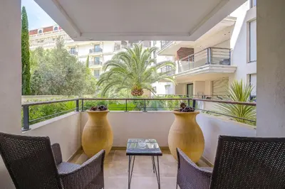 Balcon ou terrasse dans l'établissement Carlton Riviera Cannes