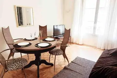 Coin salon dans l'établissement Appartement hyper-centre Croisette Cannes