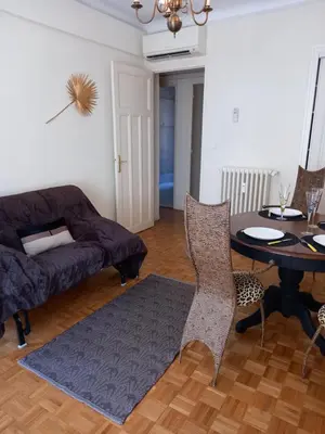Coin salon dans l'établissement Appartement hyper-centre Croisette Cannes
