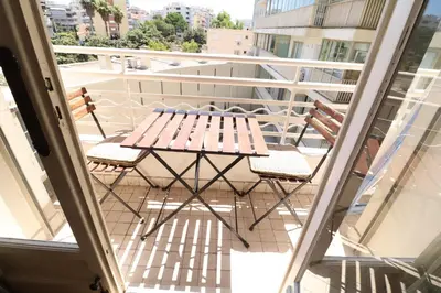 Balcon ou terrasse dans l'établissement 1 Bedroom Henri IV on the Croisette 240