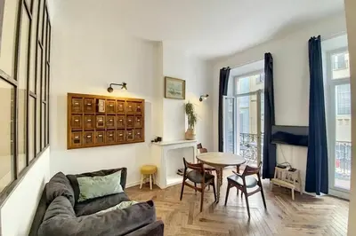 Coin salon dans l'établissement Diamond Apartment