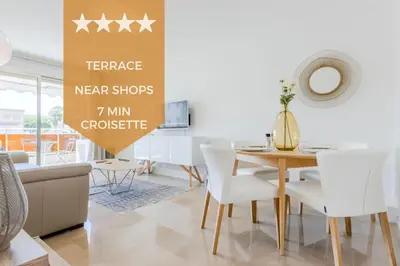 Plan de l'établissement Stylish 1-Bedroom Apartment Close to Beaches