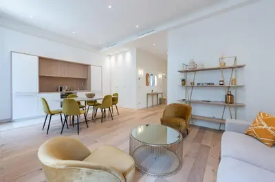 Coin salon dans l'établissement Luxury Apartment - Heart of Cannes - Rue d'Antibes