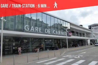 Plan de l'établissement Cocoon Center - Rue d'antibes - 200m plage- Clim - wifi - Unique