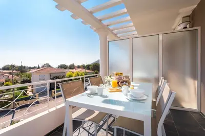 Balcon ou terrasse dans l'établissement Villa Velvet
