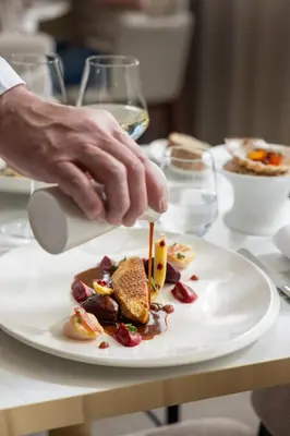 Nourriture dans l'hôtel ou à proximité