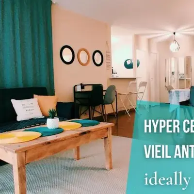 Grand Studio Azur avec terrasse - Vieil Antibes