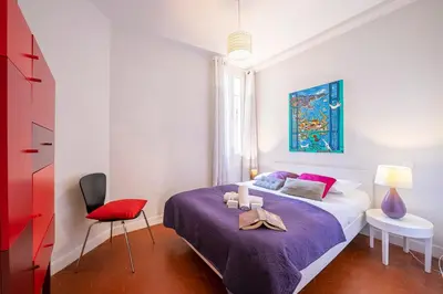 Un ou plusieurs lits dans un hébergement de l'établissement Appartement Picasso - Old Town Antibes - Happy Rentals