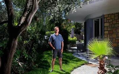 Jardin de l'établissement Cap d Antibes, Salis beach , 2 bedrooms , free parking