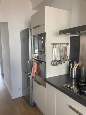 Cuisine ou kitchenette dans l'établissement Tortue de Mer