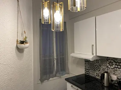 Cuisine ou kitchenette dans l'établissement Appartement Bellarosa