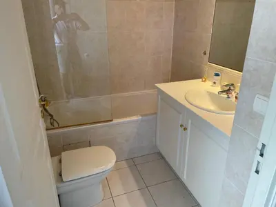 Salle de bains dans l'établissement Le Ponteil plage