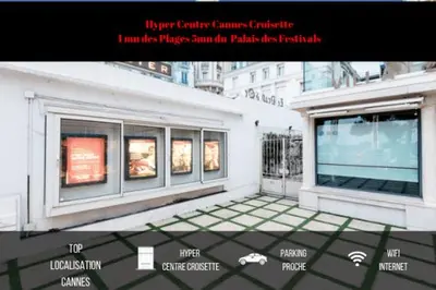 Plan de l'établissement MIPIM Dispo Perle Rare Croisette A côté de l Hôtel Carlton Centre Croisette 5mn du Palais 4P Plage 1Mn