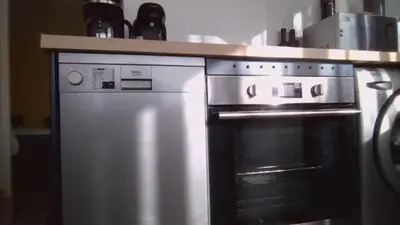 Cuisine ou kitchenette dans l'établissement bienvenue chez Alain et Marie