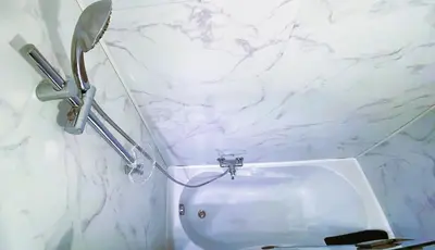 Salle de bains dans l'établissement St Roch 1 Magnifique 2 pièces proche Centre Gare Port