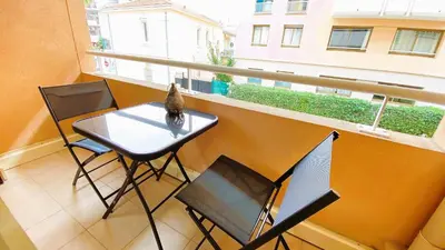 Balcon ou terrasse dans l'établissement St Roch 1 Magnifique 2 pièces proche Centre Gare Port