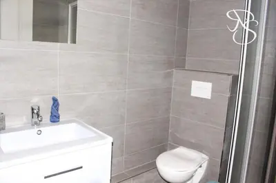 Salle de bains dans l'établissement Beautiful studio Cannes Center