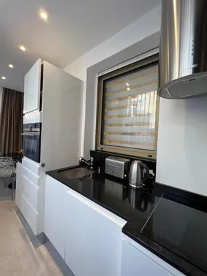 Cuisine ou kitchenette dans l'établissement Marema appartement, by Welcome to Cannes