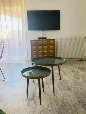 Télévision ou salle de divertissement dans l'établissement JUAN LES PINS PINEDE TERRASSE