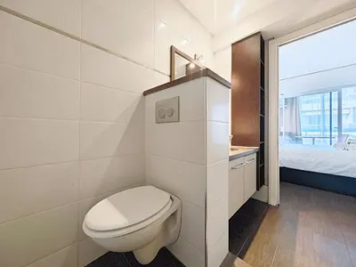 Salle de bains dans l'établissement Viva Riviera Studio General Ferrié