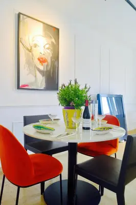 Plan de l'établissement Elegant & Luminous 2-BR - Antibes City Center