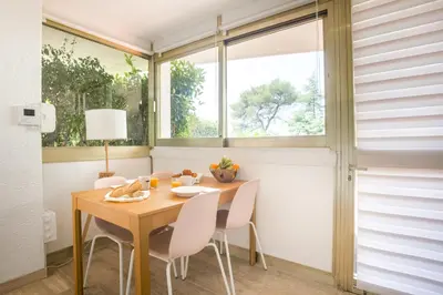 Plan de l'établissement Studio A/C La Californie with patio by Olidesi