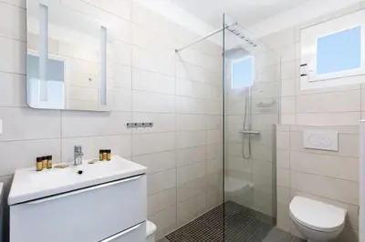 Salle de bains dans l'établissement Chez Fabio