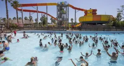 Piscine de l'établissement T2 A/C côte d'Azur, piscine, plage á 350m, WIFI ou située à proximité