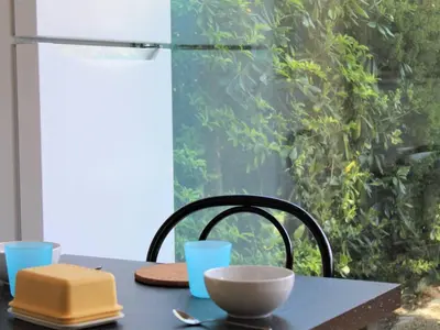 Plan de l'établissement Studio en RDJ avec jardin, plage à 3m, clim et parking, Villeneuve-Loubet - FR-1-252A-74