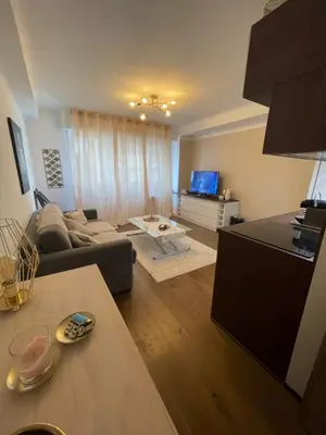 Cuisine ou kitchenette dans l'établissement Studio Ipanema