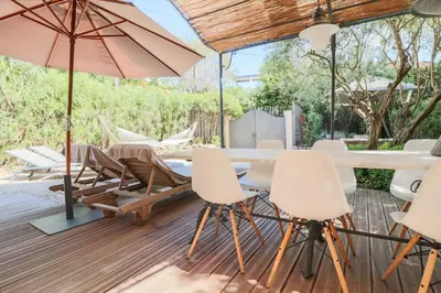 Jardin de l'établissement Charming Cottage at 200m from Beach
