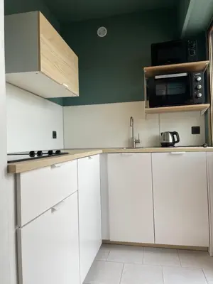 Cuisine ou kitchenette dans l'établissement RoofTop Apartement - Quartier Croisette - Esc'Appart