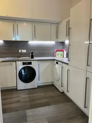 Cuisine ou kitchenette dans l'établissement Cannes Eden résidence de luxe piscine tennis