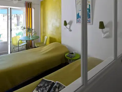 Un ou plusieurs lits dans un hébergement de l'établissement Le Val Duchesse Hotel & Appartements