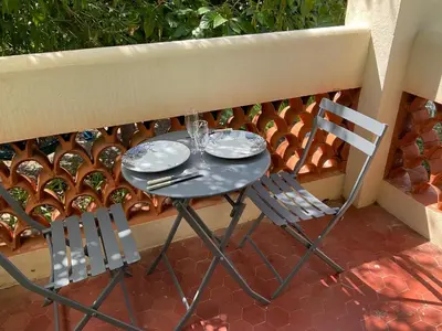 Balcon ou terrasse dans l'établissement T3 VILLA WALLER PROCHE PLAGES et CENTRE-VILLE